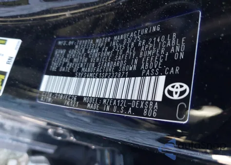 2025 Toyota Corolla Se z USA, uszkodzony, nr VIN 5YFS4MCE1SP232871